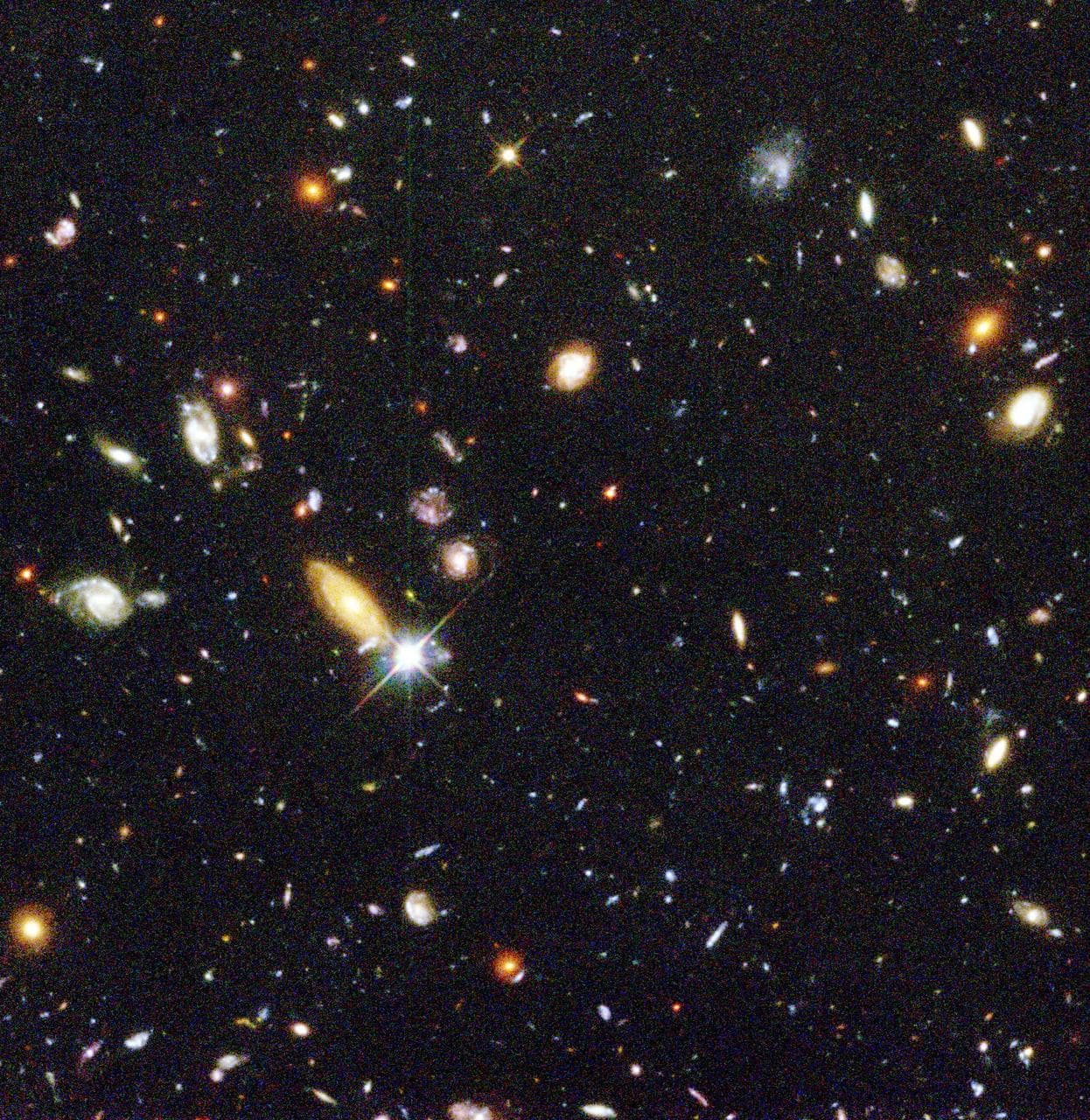 Głębokie Pole Hubble'a — tysiące galaktyk (NASA/Hubble)