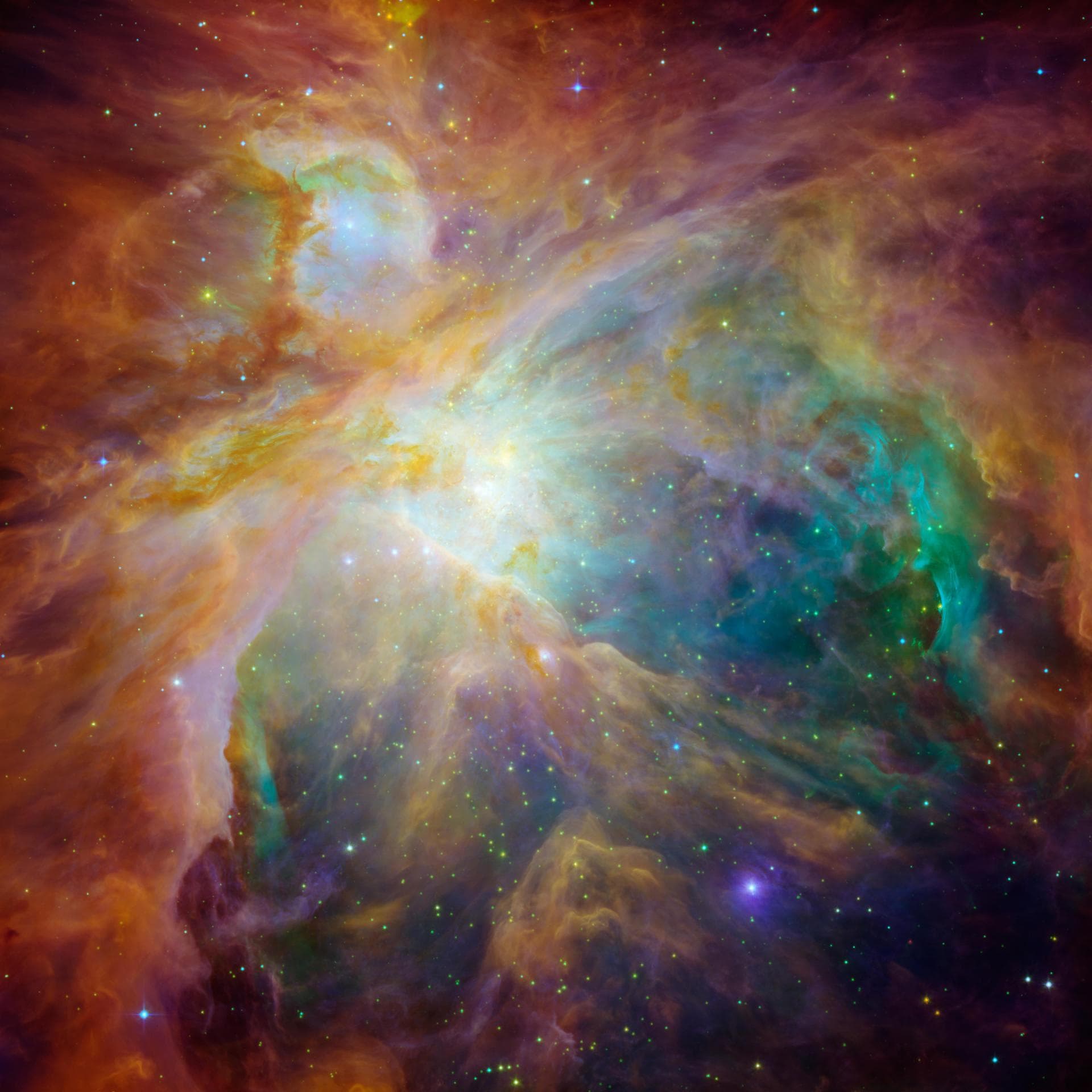 Mgławica Oriona (NASA/Hubble)